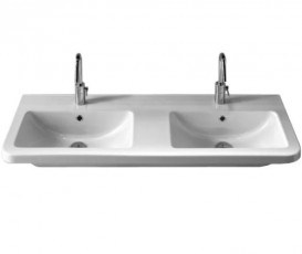 Раковина для ванної подвійна Hatria Erika Pro 120х45 см білий YXJC01