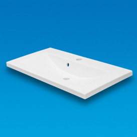 Раковина для ванной Fancy Marble Elina 69,3х34,6 см искусственный камень белый матовый 0507103