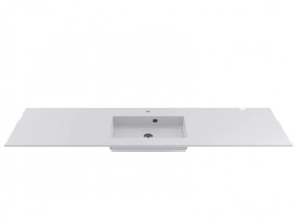 Раковина для ванной Fancy Marble Lauretta 1850С искусственный камень белый 5819101