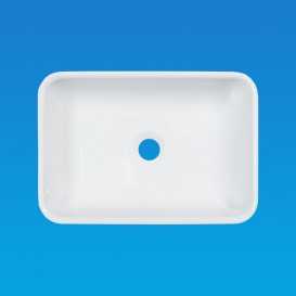 Раковина для ванної Fancy Marble Morena 45х32 см штучний камінь білий матовий 4604103