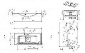 Раковина Fancy Marble Selina 80х35 см штучний камінь білий матовий 5208103