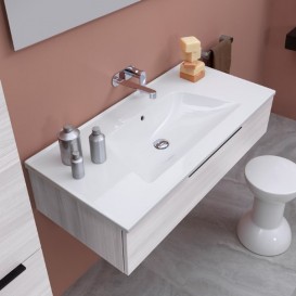 Раковина для ванной Flaminia Bloom глянцевый белый BM120L