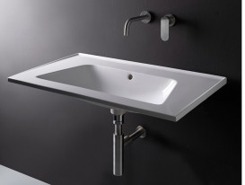 Раковина для ванной Flaminia Bloom глянцевый белый BM120L