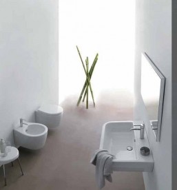 Раковина для ванної Galassia Xes підвісна з отвором під змішувач c переливом білий 9921