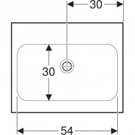 Раковина для ванной Geberit iCon Light 60х48 см без отверстия под смеситель санфарфор белый 501.834.00.7