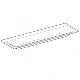 Раковина для ванної Geberit Xeno² 160 см вбудована Varicor альпійський білий 500.278.00.1