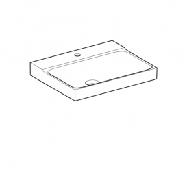 Раковина для ванной Geberit Xeno² 60 см санфарфор белый/специальное керамическое покрытие KeraTect 500.530.01.1