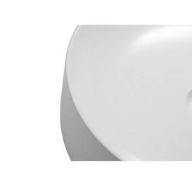 Раковина для ванной Granado Cati ⌀43,6 см мраморная крошка Gelcoat ISO white gbs0105g