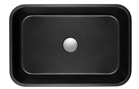 Раковина для ванної Granado Fabero 56х38 см кварцит black gbs1501