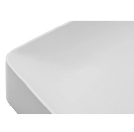 Раковина для ванної Granado Fredes 58х38 см мармурова крихта Gelcoat ISO white gbs0305g