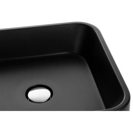 Раковина для ванной Granado Lalin 42х42 см кварцит black gbs1301