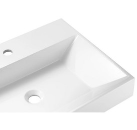 Раковина для ванної Granado Nueno 60х45 см мармурова крихта Gelcoat ISO white gbs0705g