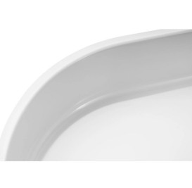 Раковина для ванної Granado Potes 56х40 см мармурова крихта Gelcoat ISO white gbs0905g