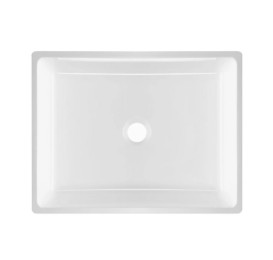 Раковина для ванной Granado Tolosa 48,5х37,5 см мраморная крошка Gelcoat ISO white gbs1205g