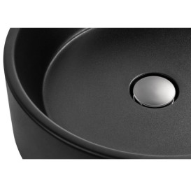 Раковина для ванної Granado Toro ⌀44 см кварцит black gbs0401