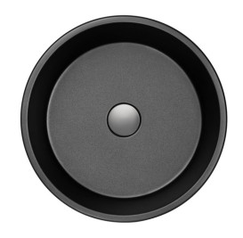 Раковина для ванної Granado Toro ⌀44 см кварцит black gbs0401