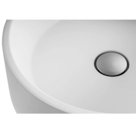 Раковина для ванной Granado Toro ⌀44 см мраморная крошка Gelcoat ISO white gbs0405g