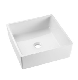 Раковина для ванної Granado Tremp 40х40 см мармурова крихта Gelcoat ISO white gbs1105g