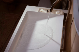 Раковина для ванної Hansgrohe Avalegra AquaUnit 58х47,5 см із змішувачем бронза 22472140