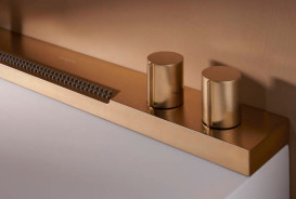 Раковина для ванної Hansgrohe Avalegra AquaUnit 58х47,5 см із змішувачем бронза 22472140