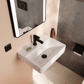 Раковина для ванной Hansgrohe Xanuia Q 50х39 см с отверстием без перелива керамика белый 60233450