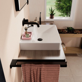 Раковина для ванной Hansgrohe Xanuia Q 60х48 см без отверстия с переливом керамика белый 60244450