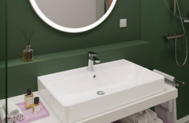 Раковина для ванной Hansgrohe Xanuia Q 80х48 см с отверстием и переливом керамика белый 60250450