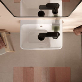 Раковина для ванной Hansgrohe Xanuia Q 36х25 см c отверстием и переливом керамика SmartClean белый 61006450