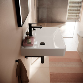 Раковина для ванної Hansgrohe Xanuia Q 60х48 см з отвором та переливом кераміка SmartClean білий 61010450