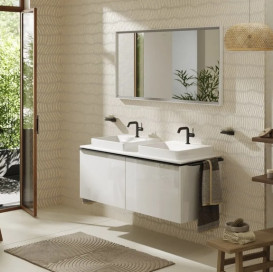 Раковина для ванной Hansgrohe Xelu Q 50х48 см c отверстием без перелива керамика SmartClean белый 61014450