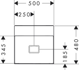 Раковина для ванной Hansgrohe Xevolos E 50х48 см без отверстия без перелива керамика SmartClean белый 61091450