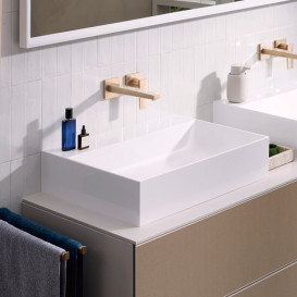 Раковина для ванної Hansgrohe Xevolos E 60х48 см без отвору без переливу кераміка SmartClean білий 61095450