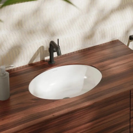 Раковина для ванной Hansgrohe Xuniva D под столешницу 45х35 см керамика белый 60152450