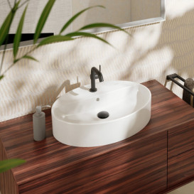 Раковина для ванної Hansgrohe Xuniva D 60х45 см кераміка білий 60170450