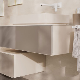 Раковина для ванной Hansgrohe Xuniva Evo E 65х40 см керамика песочно-бежевый матовый 60326780