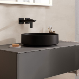 Раковина для ванной Hansgrohe Xuniva Evo S ⌀40 см керамика матовый черный 60323670