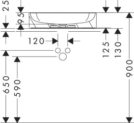 Раковина для ванной Hansgrohe Xuniva Q SmartClean 55х40 см керамика белый 61075450