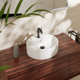 Раковина для ванної Hansgrohe Xuniva S ⌀45 см кераміка білий 60169450