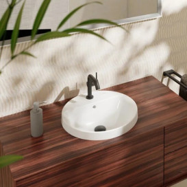 Раковина для ванної Hansgrohe Xuniva S ⌀45 см кераміка SmartClean білий 61056450