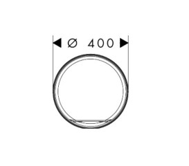 Раковина для ванной Hansgrohe Xuniva Evo S Ø40 см керамика SmartClean HygieneEffect белый 63005450