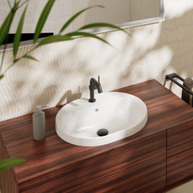 Раковина для ванної Hansgrohe Xuniva U 55х45 см кераміка білий 60161450