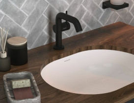 Раковина для ванної Hansgrohe Xuniva U 45х35 см під стільницю кераміка SmartClean білий 61050450