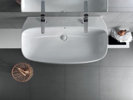 Раковина для ванної Hatria Abito 100х54 см кераміка білий 00YXXJ01