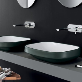 Раковина для ванної Hatria Abito 58x45 см фаянс попіл A0YXXA45