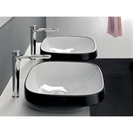 Раковина для ванной Hatria Abito 58x45 см фаянс черное дерево A0YXXA06