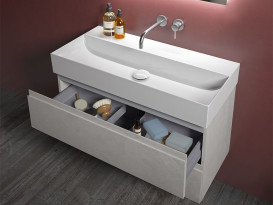 Раковина для ванной Hatria Bahia 13 100x46,5 см керамика белый BH1000465011TS0