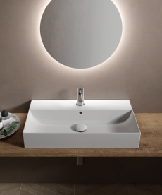 Раковина для ванной Hatria Bahia 13 50х36,5 см керамика белый матовый BH0500365251TS0