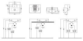 Раковина для ванной Hatria Bahia 13 50х36,5 см керамика белый матовый BH0500365251TS0