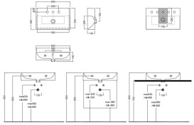Раковина для ванної Hatria Bahia 13 60х36,5 см кераміка білий глянцевий BH0600365011TS0