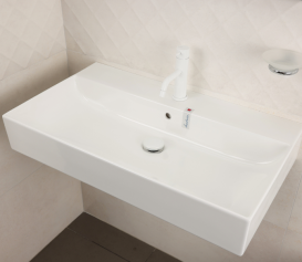 Раковина для ванной Hatria Bahia 13 80х36,5 см керамика белый глянцевый BH0800365011TS0